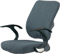 Чехол на кресло Mio Tesoro Для офисного кресла Универсальный / TBD0115086601H (темно-серый) - 