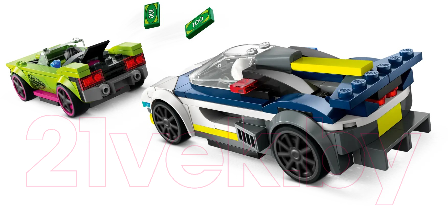 Конструктор Lego City Police Car and Muscle Car Chase 60415