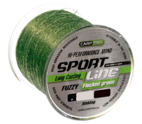 Леска монофильная Carp Pro Sport Line Flecked Green 1000M / CP2410-0351 (0.351мм) - 