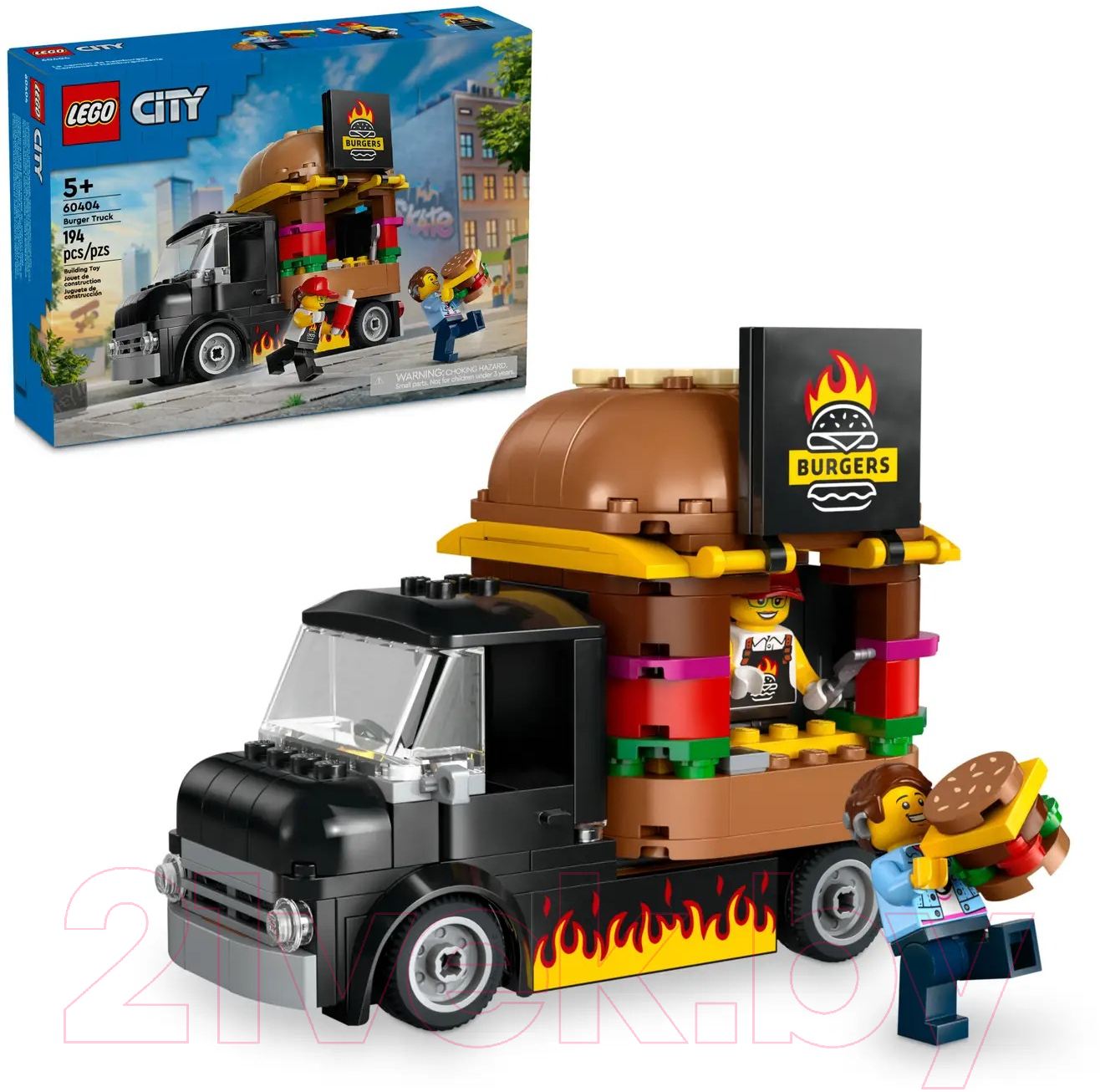 Конструктор Lego City Vehicles Грузовик-бургер 60404