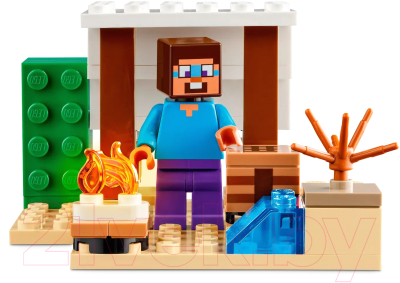 Конструктор Lego Minecraft Экспедиция Стива в пустыню 21251