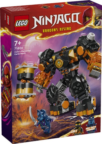 Конструктор Lego Ninjago Стихийный робот земли Коула 71806