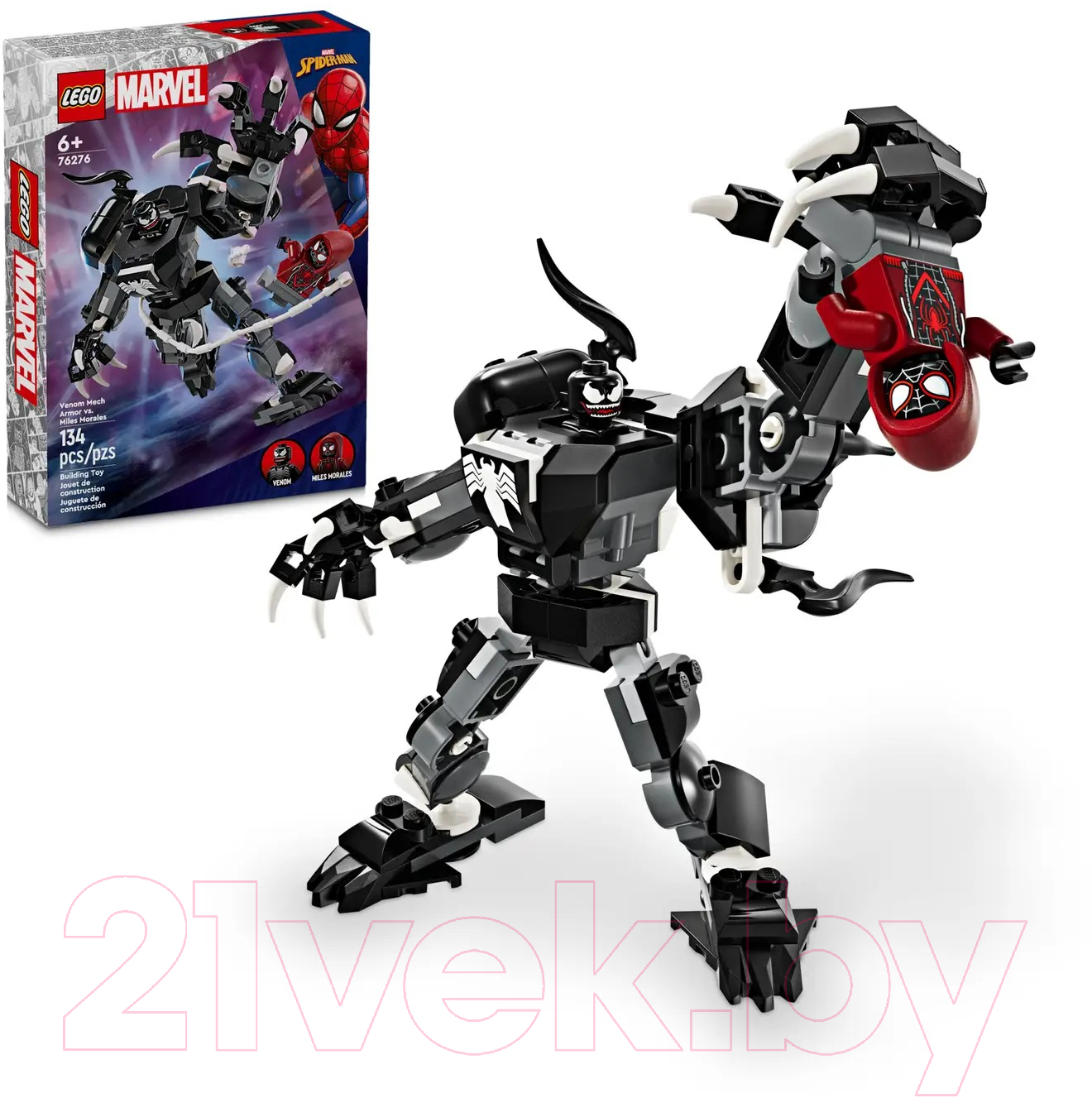 Конструктор Lego Spider-Man Venom Mech Armor vs. Miles Morales 76276