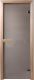 Стеклянная дверь для бани/сауны Doorwood 190х70 (сатин, коробка хвоя) - 