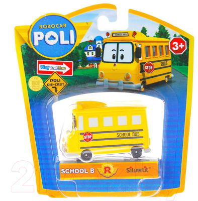 Автобус игрушечный Robocar Poli Скулби / MRT-0610