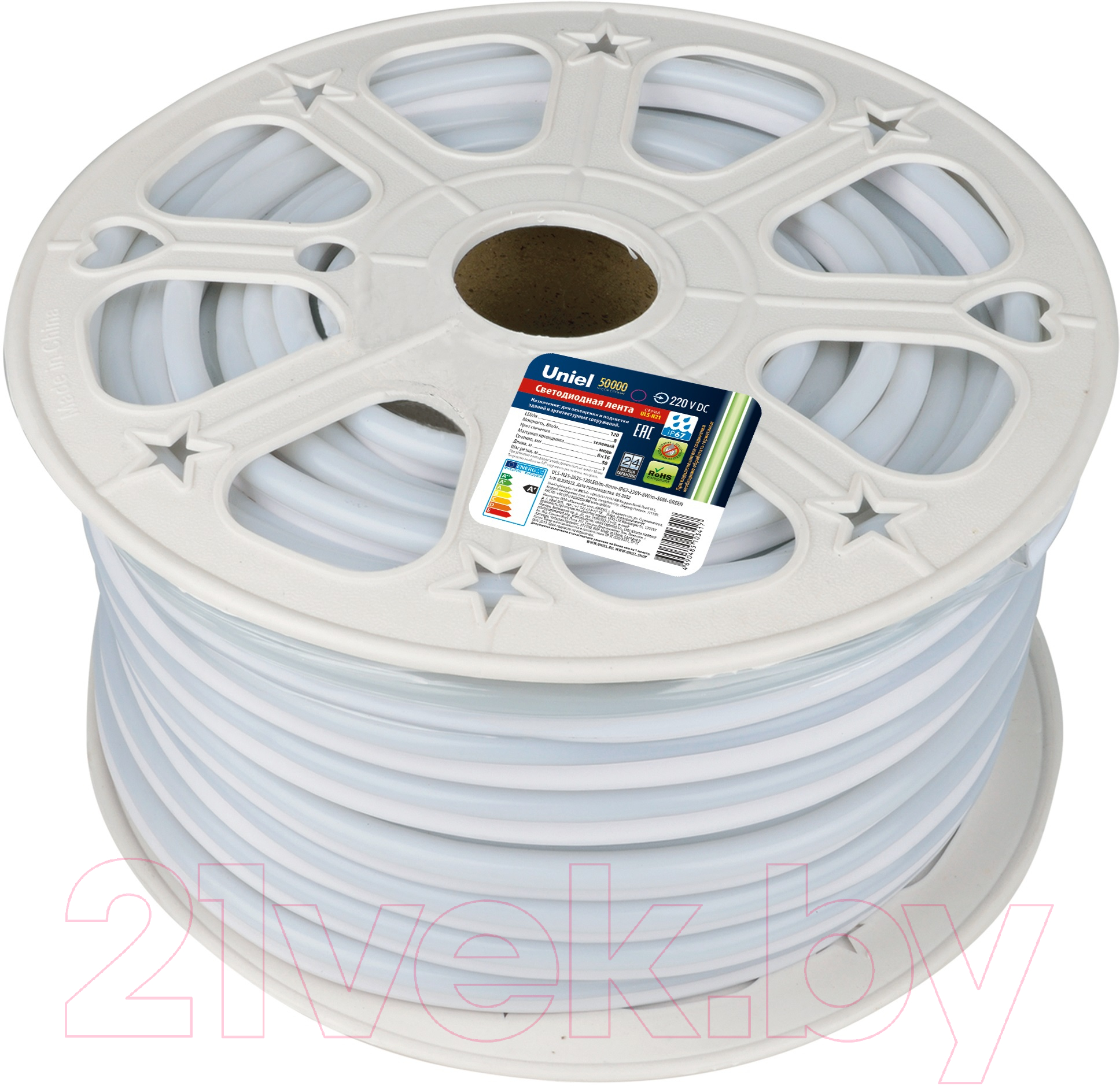 Светодиодная лента Uniel ULS-N21-2835-120LED / UL-00003767