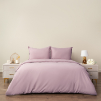 Комплект постельного белья Siberia Home Сэнди Евро / Сиб-Евро-Сэн-пр (пепельно-розовый) - 