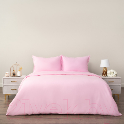 Комплект постельного белья Siberia Home Сэнди Евро / Сиб-Евро-Сэн-роз (розовый)