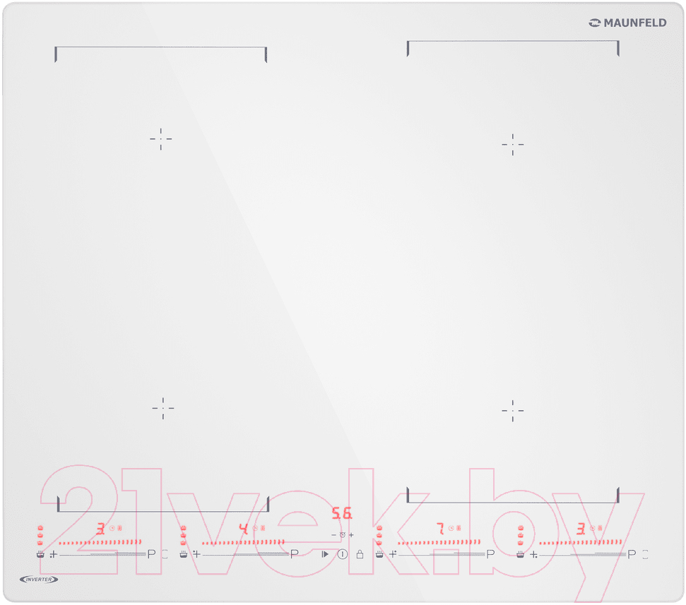 Индукционная варочная панель Maunfeld CVI604SBEXWH Inverter