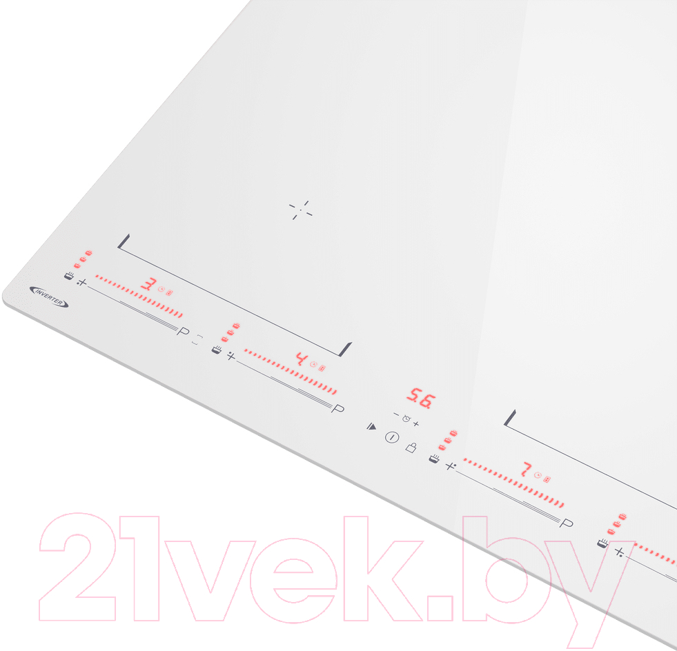 Индукционная варочная панель Maunfeld CVI604SBEXWH Inverter