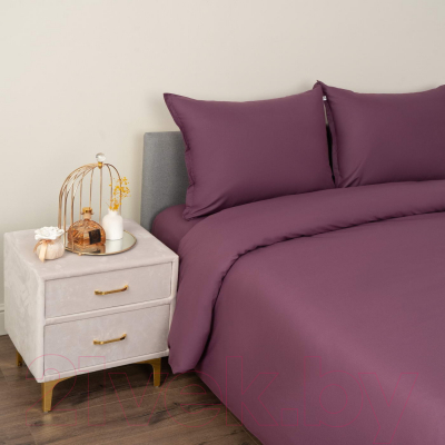 Комплект постельного белья Siberia Home Сэнди Евро / Сиб-Евро-Сэн-фл (фиолетовый)