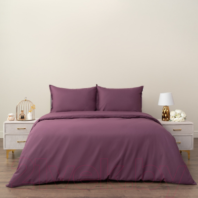 Комплект постельного белья Siberia Home Сэнди Евро / Сиб-Евро-Сэн-фл (фиолетовый)