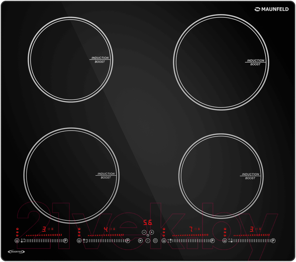 Индукционная варочная панель Maunfeld CVI594SBK Inverter
