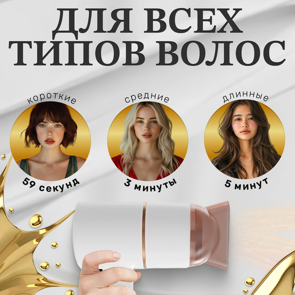 Компактный фен prostyle TBD0601975701A (белый)