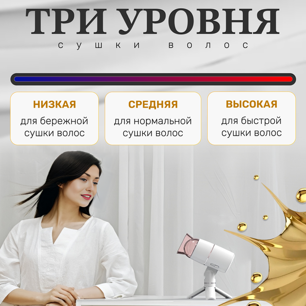 Компактный фен prostyle TBD0601975701A (белый)