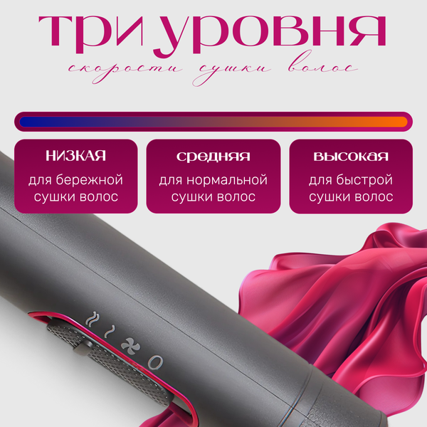 Фен prostyle HC2807RB (красный/черный)