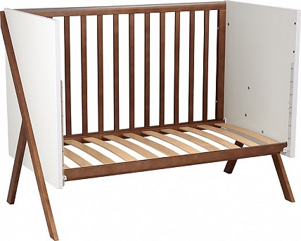 Детская кроватка Polini Kids Porto 1300 / 0002571.165 (белый/дуб крафт)