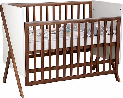 Детская кроватка Polini Kids Porto 1300 / 0002571.165 (белый/дуб крафт)