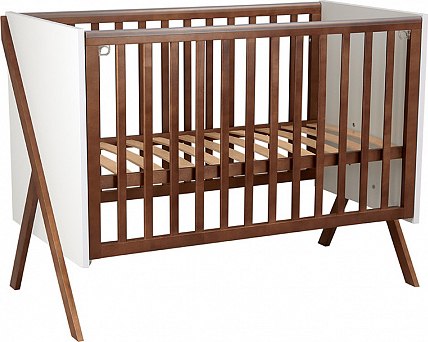 Детская кроватка Polini Kids Porto 1300 / 0002571.165 (белый/дуб крафт)