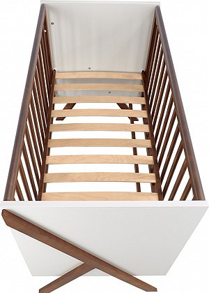 Детская кроватка Polini Kids Porto 1300 / 0002571.165 (белый/дуб крафт)