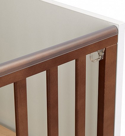 Детская кроватка Polini Kids Porto 1300 / 0002571.165 (белый/дуб крафт)