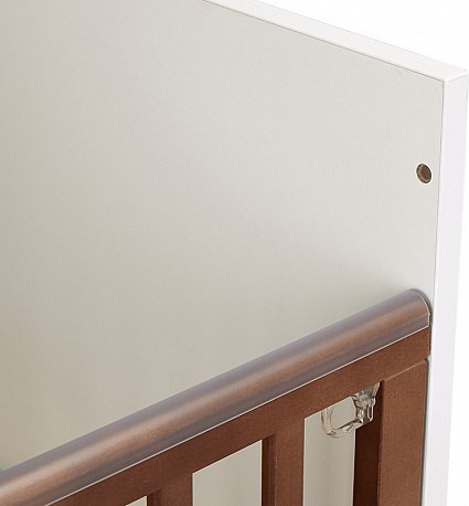 Детская кроватка Polini Kids Porto 1300 / 0002571.165 (белый/дуб крафт)