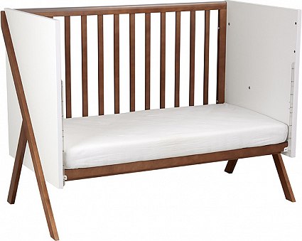 Детская кроватка Polini Kids Porto 1300 / 0002571.165 (белый/дуб крафт)