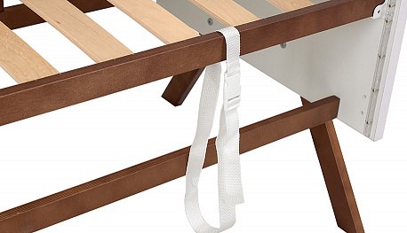 Детская кроватка Polini Kids Porto 1300 / 0002571.165 (белый/дуб крафт)