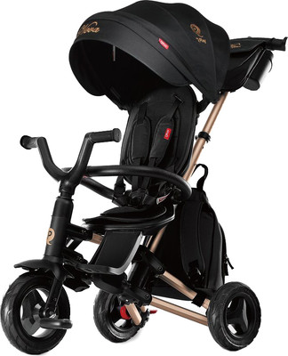 Трехколесный велосипед с ручкой QPlay Nova / 649367 (золото) - 