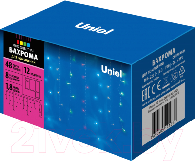 Светодиодная бахрома Uniel ULD-B1805-048/DTA / UL-00005273 (разноцветный)