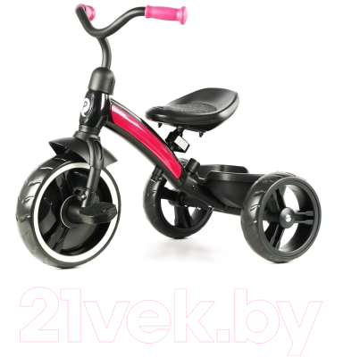 Трехколесный велосипед с ручкой QPlay Elite Plus / 649370 (пурпурный)