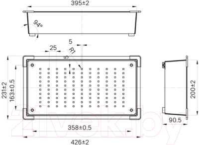 Коландер для мойки IDDIS Kitchen Line KOL23MGi59 (золото матовое)