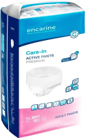 Трусы впитывающие для взрослых Encarine Premium 6 капель Extralarge (30шт) - 