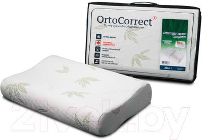 Ортопедическая подушка Ortocorrect Classic Aloe Vera L