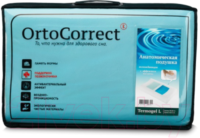 Ортопедическая подушка Ortocorrect Termogel L