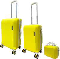 Набор чемоданов Swed house Safari Vaska MR3-779 (желтый) - 
