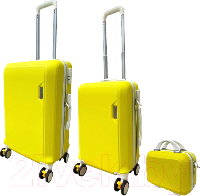 Набор чемоданов Swed house Safari Vaska MR3-779 (желтый)