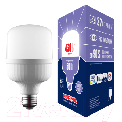 Лампа Uniel LED-M80-50W/6500K/E27/FR/NR / UL-00006792
