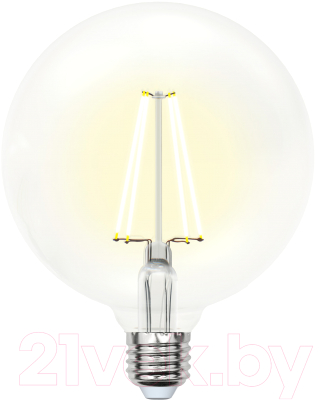 Лампа Uniel LED-G125-15W/3000K/E27/CL PLS02WH / UL-00004860
