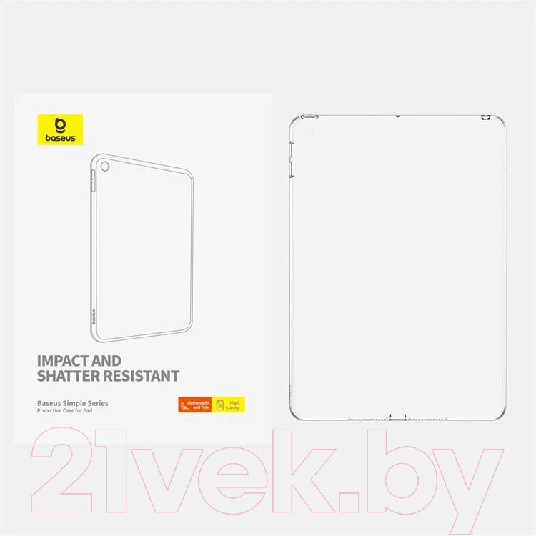 Чехол для планшета Baseus Simple Series For iPad 9.7-inch 2017/2018 / 660205194A (прозрачный) — фото 3
