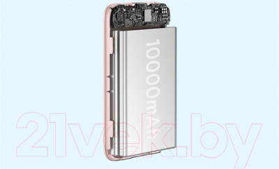 Портативное зарядное устройство Baseus Magnetic Mini Air 10000mAh / 663200548E (розовый)