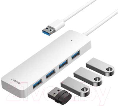 USB-хаб Baseus UltraJoy Series HUB Lite  / 619900708B (белый)