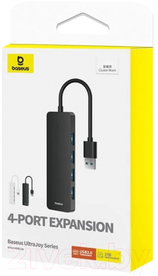 USB-хаб Baseus UltraJoy Series HUB Lite  / 619900708A (черный)