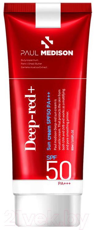 Крем солнцезащитный Paul Medison Deep-Red Sunscreen SPF50 PA+++