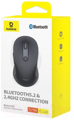 Мышь Baseus F02 Wireless Mouse / 610100295A (черный)