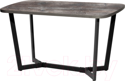 Обеденный стол Millwood Лофт Мюнхен Л 130x80x75 (сосна пасадена/металл черный)