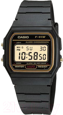 Часы наручные унисекс Casio F-91WG-9A