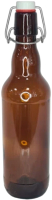 Набор бутылок ВСЗ 500мл с бугельной пробкой (25шт, коричневый) - 