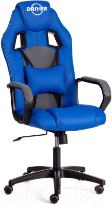 Кресло геймерское Tetchair Driver ткань (синий/серый 36-39/TW-12)