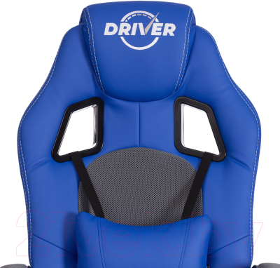 Кресло геймерское Tetchair Driver ткань (синий/серый 36-39/TW-12)